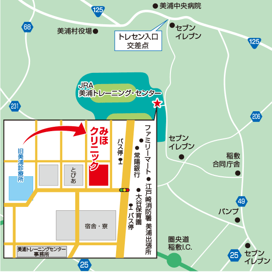 交通アクセス地図